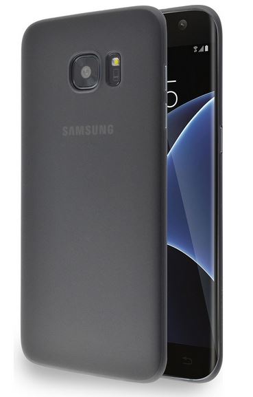 Azuri Ultra Thin Cover PU 0.02mm Schutzhülle für Samsung Galaxy Edge schwarz (AZCOVUTSAG935-BLK)