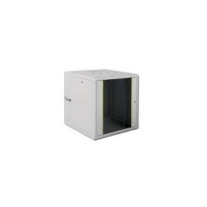 DIGITUS® 7HE Wandgehäuse mit Schwenkrahmen - Grau, RAL 7035 - 48,3 cm (19") (...