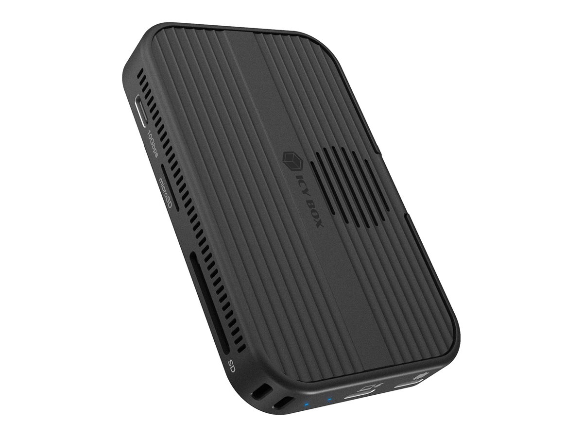 ICY BOX IB-DK4071M-CU31 Dockingstation Schwarz
