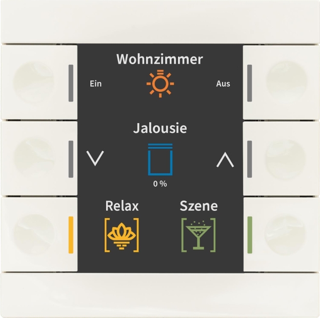 MDT technologies Taster Smart 86 Farbdisplay,rws/glä BE-TAS86.02 (BE-TAS86.02)