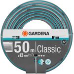 GARDENA Classic Schlauch 13 mm (1/2"), 50 m: Universeller Gartenschlauch aus robustem Kreuzgewebe, 22 bar Berstdruck, druck- und UV-beständig (18010-20)