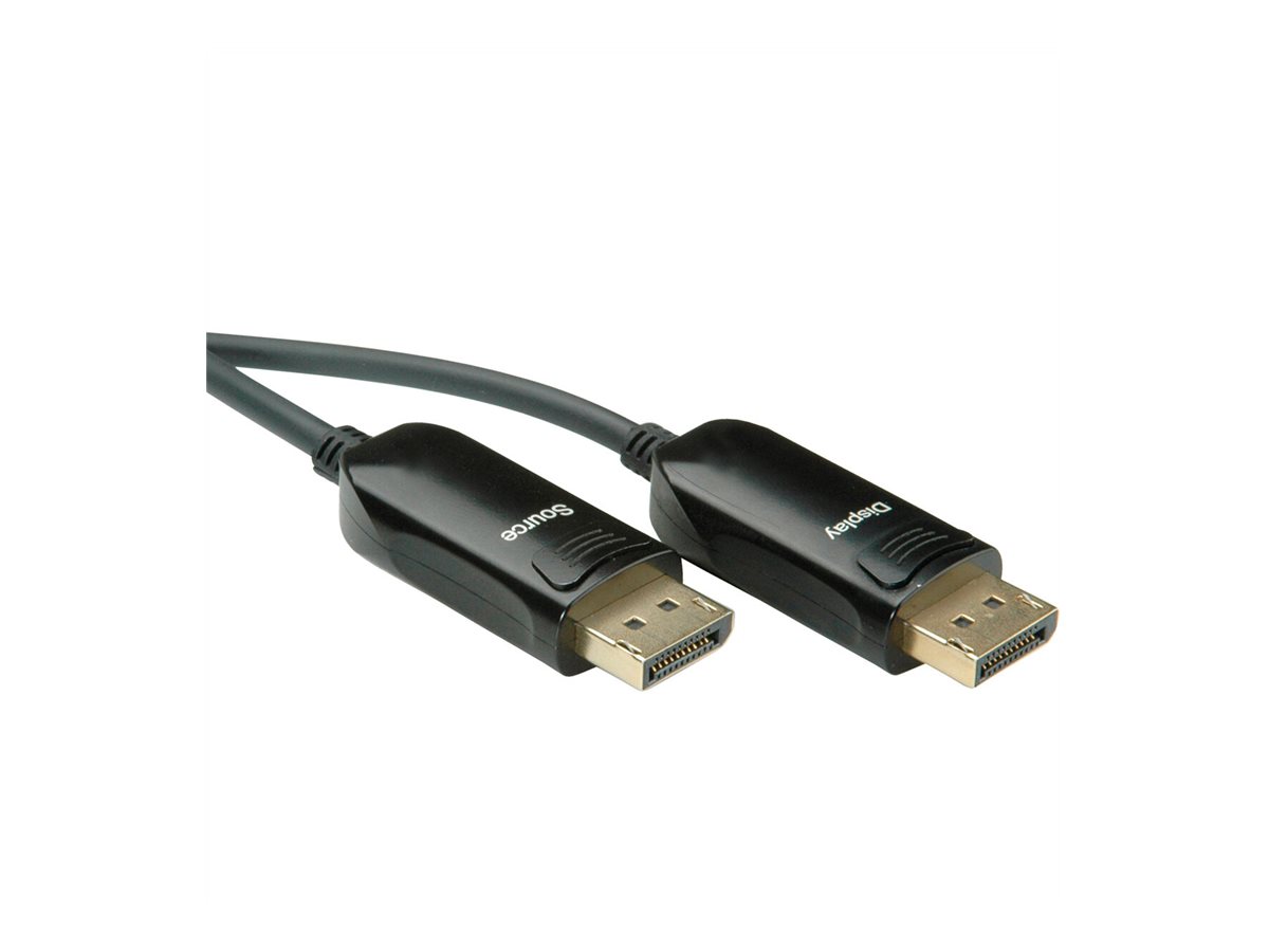 ROLINE Roline DisplayPort 1.4 Kabel AOC 20 m Schwarz