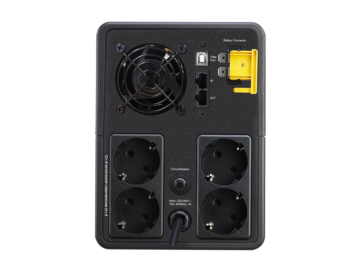 APC Back-UPS BX Series BX2200MI-GR USV Line-Interaktiv 2200 VA 1200 W Schwarz