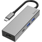 Hama USB-C-Multiport, 4 Ports, 2x USB-A, USB-C, HDMI™ (00200107)