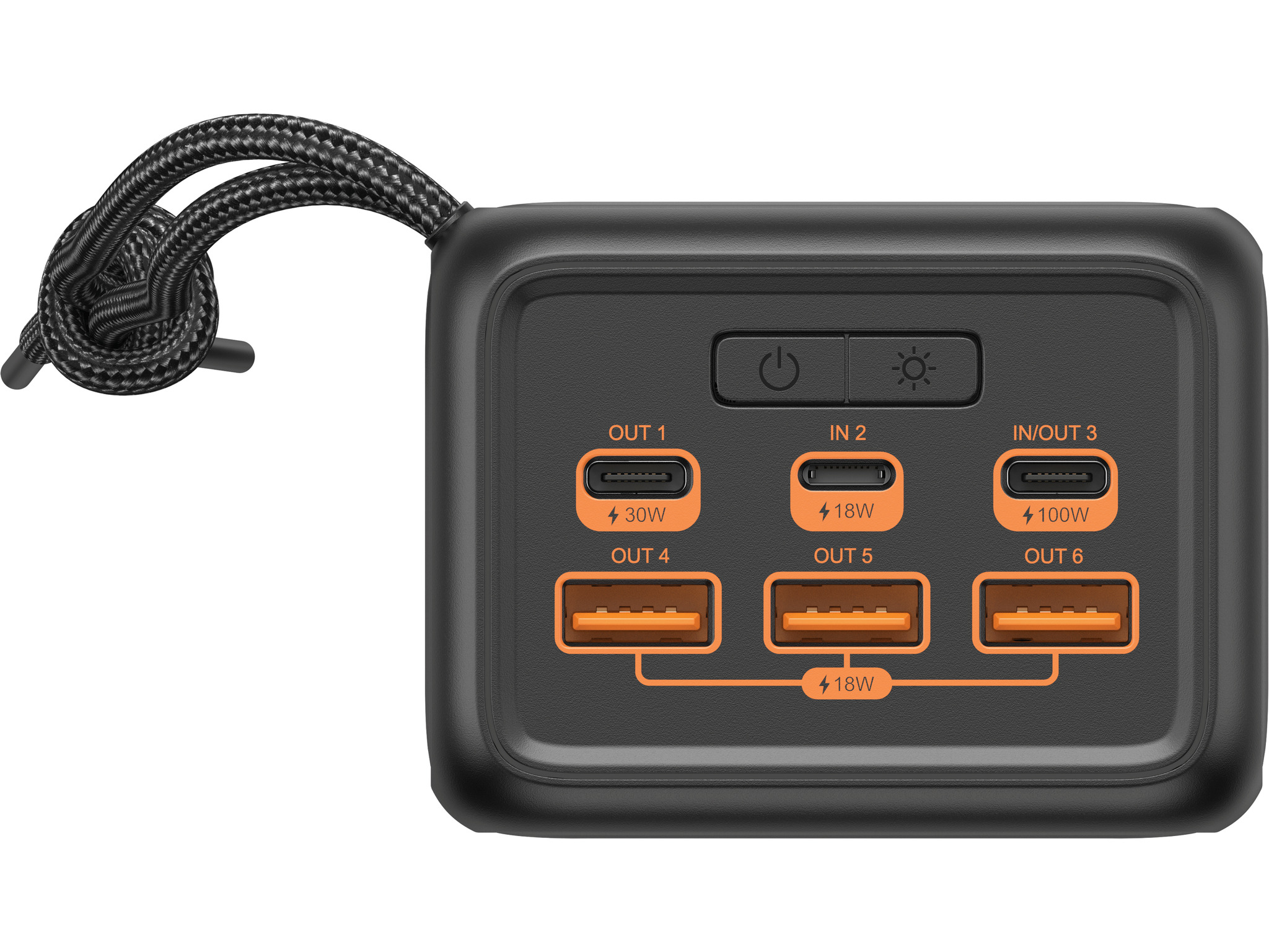 Sandberg Active 420-75 Powerbank 50000 mAh Schwarz