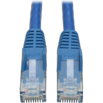 Eaton Tripp Lite Series Cat6 Gigabit Snagless Molded (UTP) Ethernet Cable (RJ45 M/M), PoE, Blue, 2 ft. (0.61 m), 50-Piece Bulk Pack (N201-002-BL50BP)