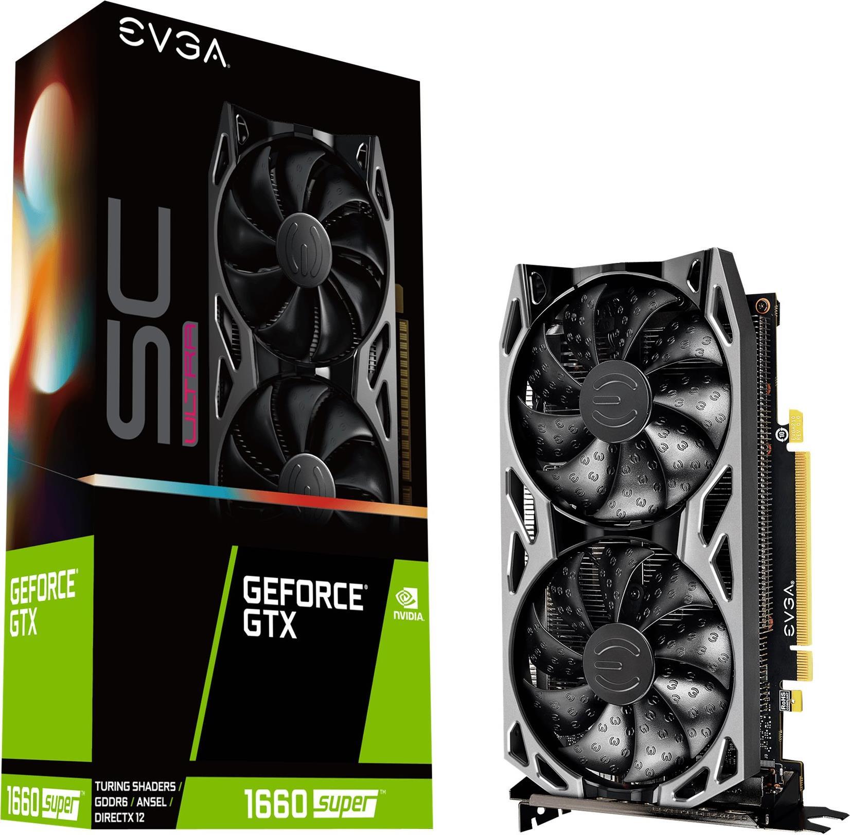 EVGA GeForce GTX 1660 SUPER SC ULTRA GAMING (06G-P4-1068-KR)