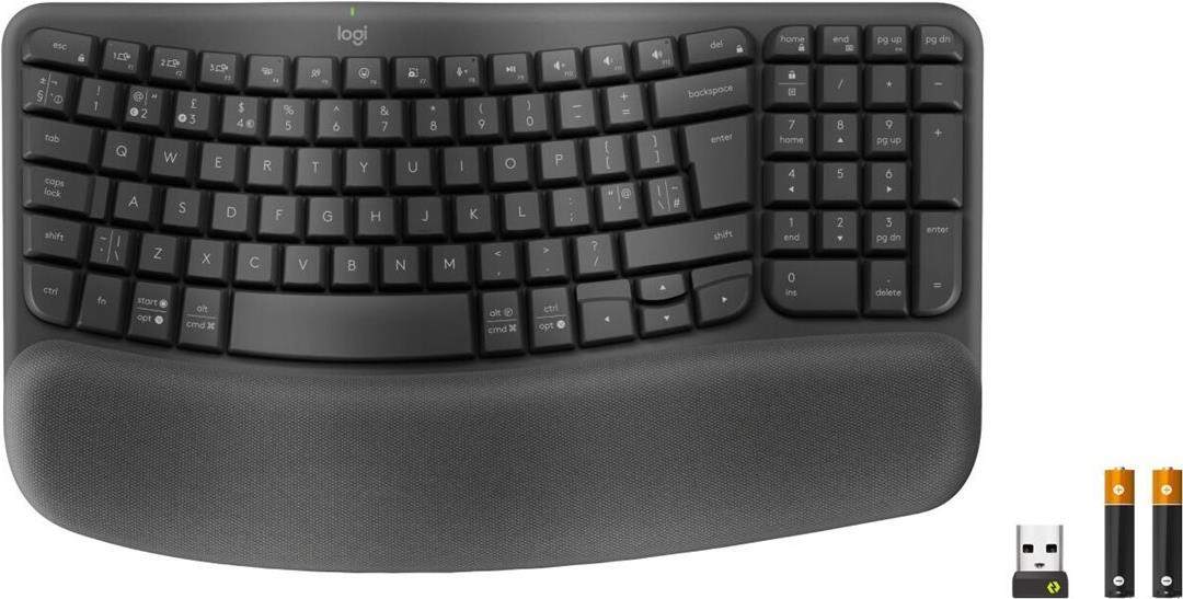 Logitech Ergo Series Wave Keys for Business Tastatur QWERTZ Graphit