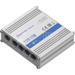 Teltonika TSW110 Netzwerk-Switch Unmanaged Gigabit Ethernet (10/100/1000) Power over Ethernet (PoE) Blau - Grau (TSW110)