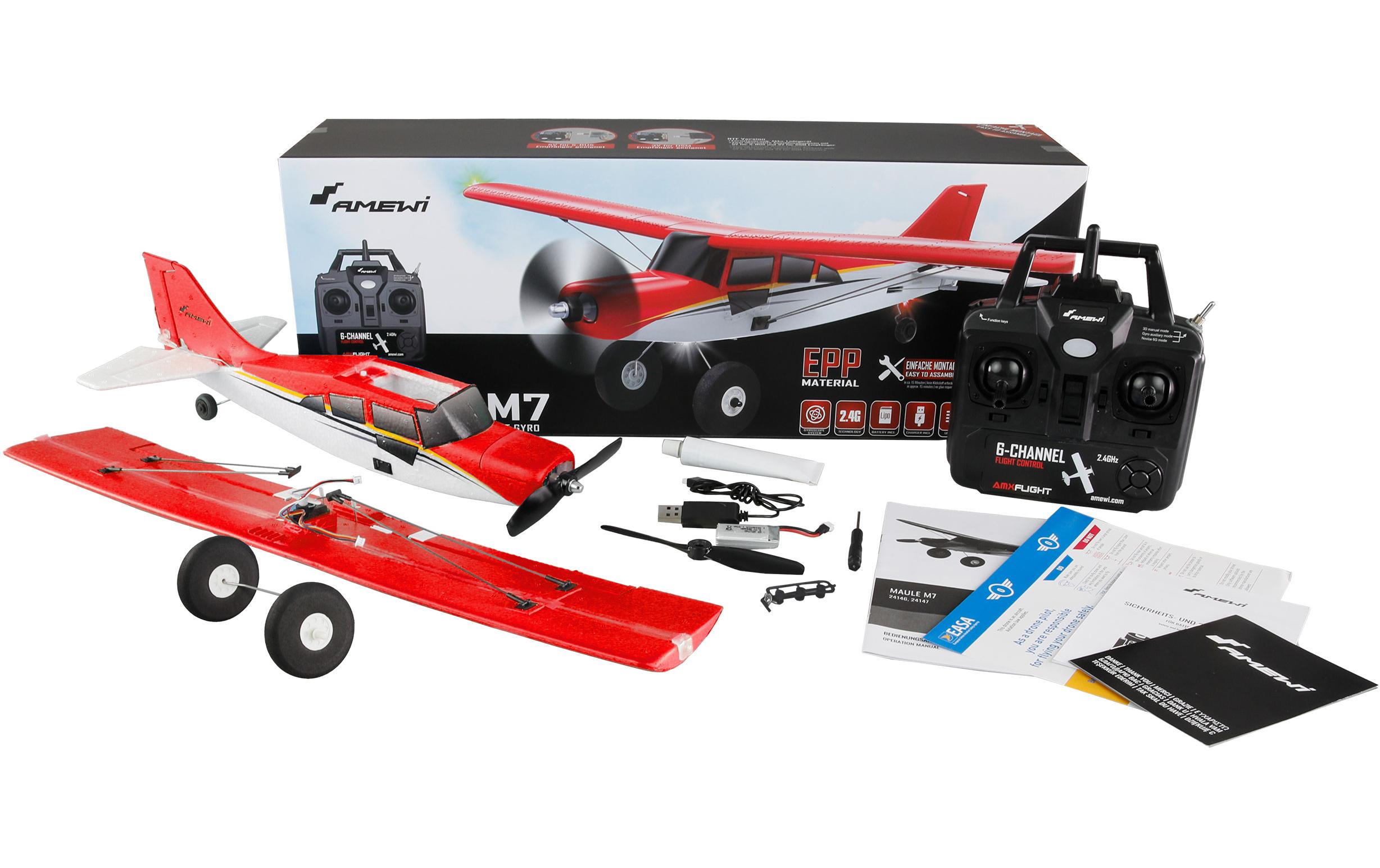 Amewi Maule M7 Brushless 510 mm 4-Kanal 3D/6G Rot