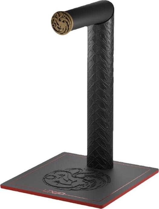 Lexip LEXIP X Targaryen Game of Thrones Headset-Ständer Schwarz, Gold, Rot