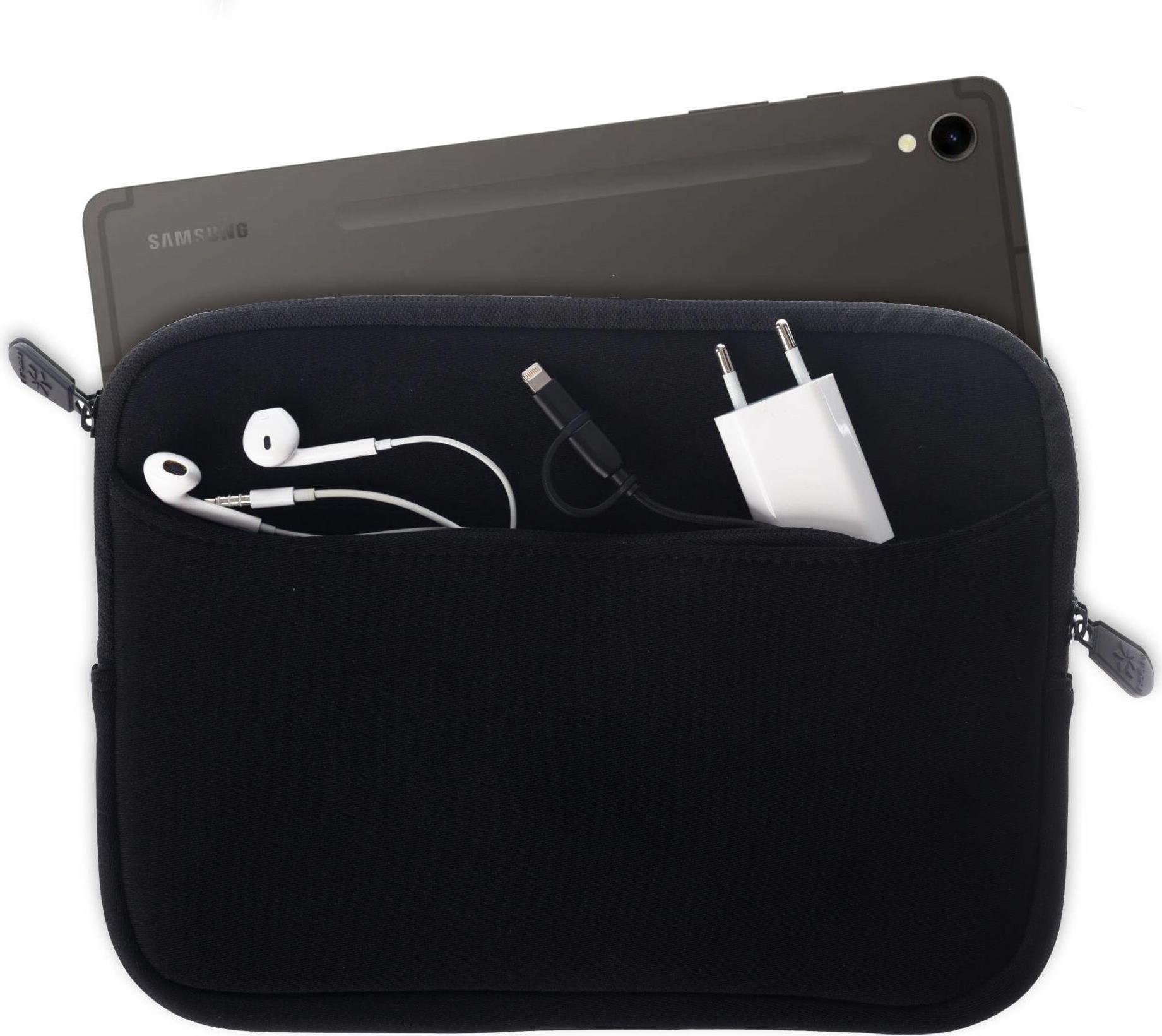 Honju DarkRoom Neopren Tasche/Sleeve| Samsung Galaxy Tab A & S bis 11"| schwarz| (62929)