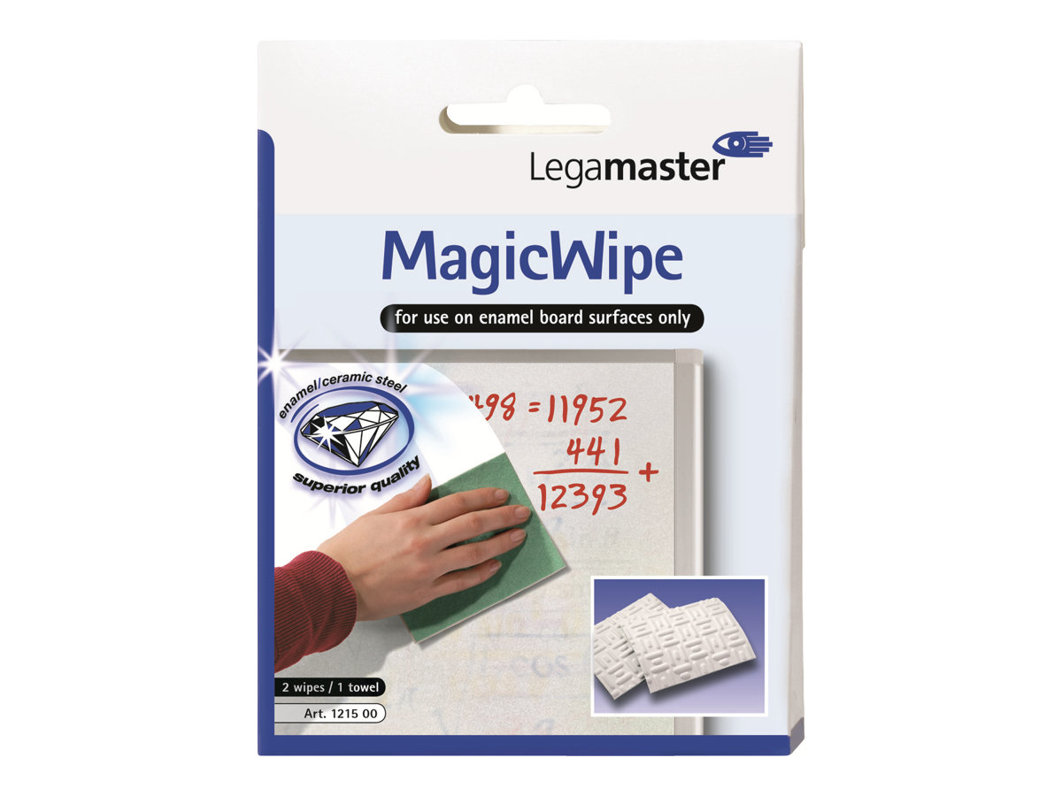 Legamaster MagicWipe Whiteboard-Reinigungstuch Mikrofaser Weiß