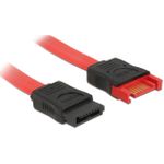 Delock SATA 6 Gb/s Verlängerungskabel 20 cm rot (83952)