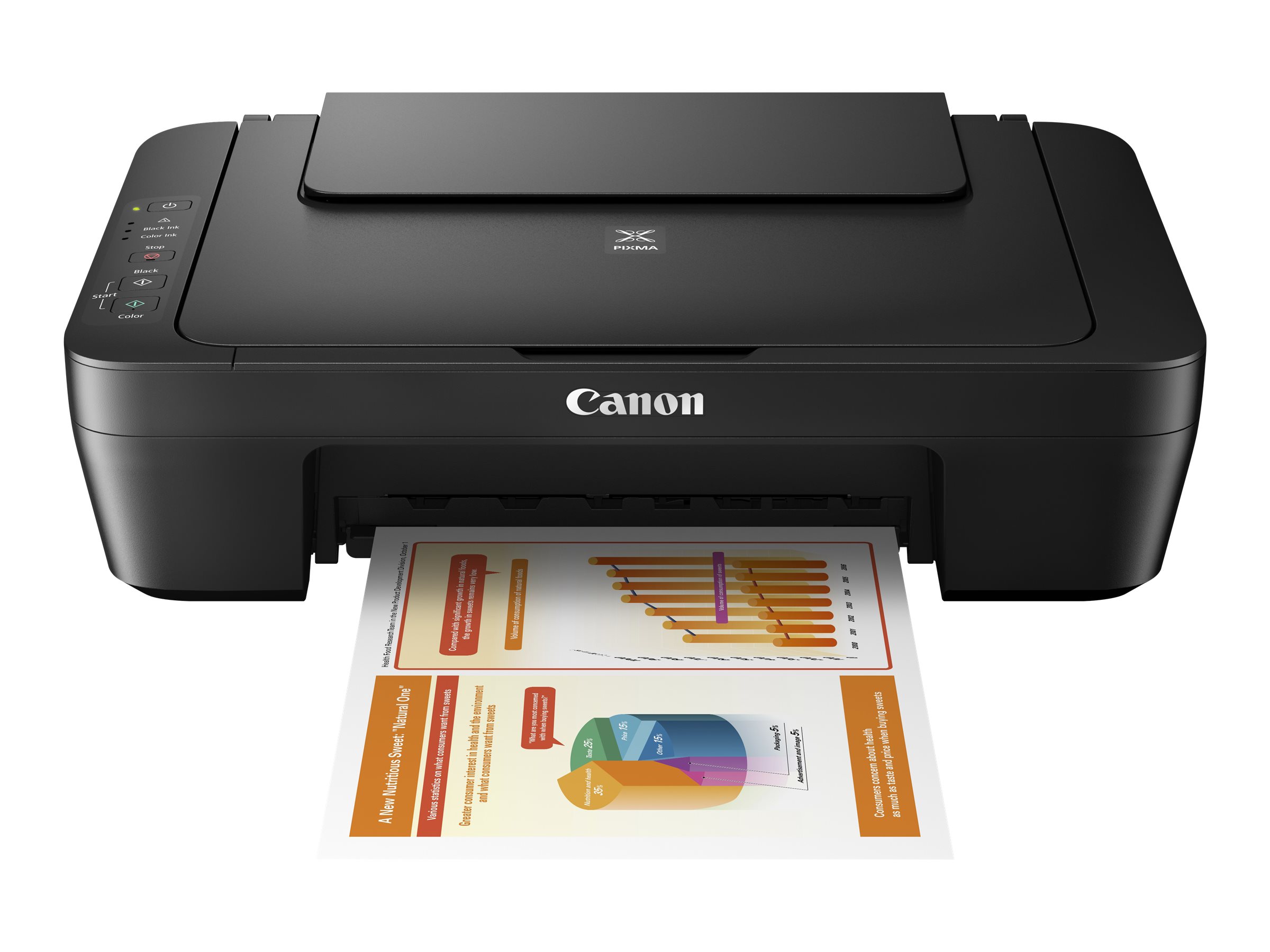 Canon PIXMA MG2555S Multifunktionsdrucker Tintenstrahl 4800 x 600 dpi Schwarz
