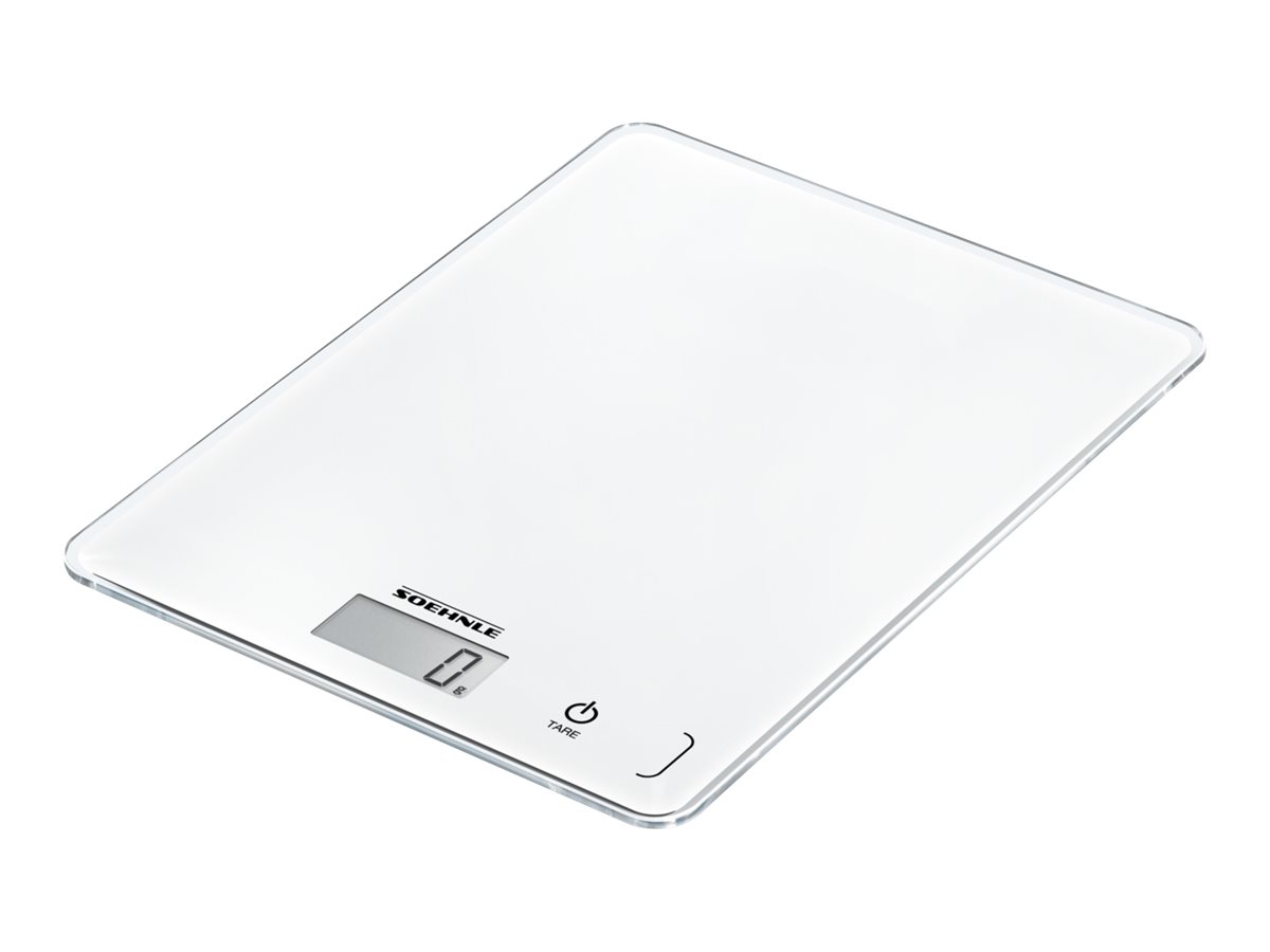 Soehnle Page Compact 300 Digitale Küchenwaage 5 kg Wandbefestigung Weiß