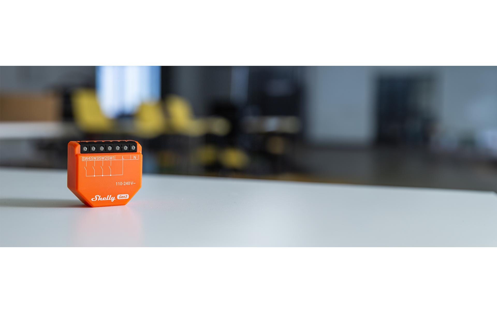 Shelly i4 Gen3 WLAN Bluetooth Szenenaktivierer Unterputz
