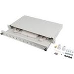 Lanberg 19" 1U FIBER PATCH PANEL 12XSC SIMPLEX / 12XLC DUPLE (FOP1-12SS-LDS)