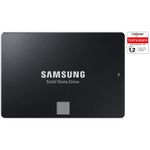 Samsung 870 EVO MZ-77E1T0B - SSD - verschlüsselt - 1TB - intern - 2.5" (6,4 cm) - SATA 6Gb/s - Puffer: 1GB - 256-Bit-AES - TCG Opal Encryption (MZ-77E1T0B/EU)
