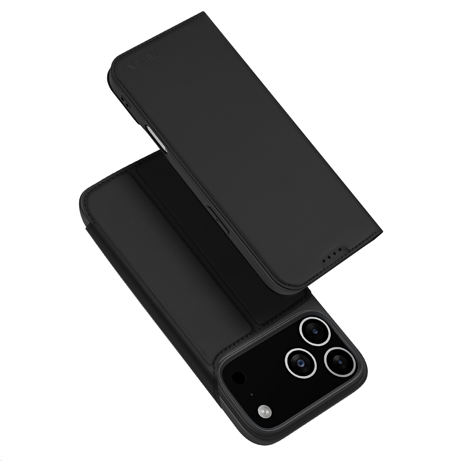 Nevox Vario Series Bookcase für iPhone 17 Pro 6,3" Schwarz