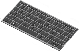 HP Ersatztastatur Notebook (L14378-061)