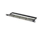Assmann/Digitus CAT6, PATCH PANEL 0,5H Gefertigt gem. den Anforderungen nach Link Performance Klasse E, für bis zu 250MHz, ISO/IEC 11801 und EN 50173, Kabel geschirmt, Kabelinstallation über LSA Leisten, farbcodiert nach EIA/TIA 568B (DN-91624S-SL-SH)
