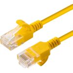 MicroConnect U/UTP CAT6A Slim 0.15M Yellow (V-UTP6A0015Y-SLIM)
