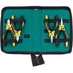 Wiha Zangensatz Professional ESD Z 99 0 001 04, 4-teilig Universal-Set für alle Schneid-Arbeiten im elektronischen Bereich (Z 99 0 001 04)