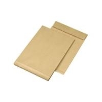 MAILmedia Faltentaschen mit Haftklebestreifen, E4 natron braun, 150 g-qm, 40 mm Falte und Klotzboden (30112-7)