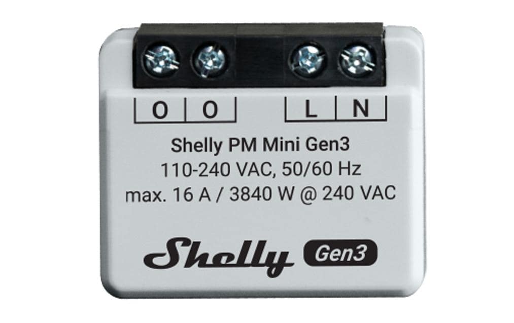 Shelly Plus PM Mini Gen. 3 Funk-Schalter WLAN Bluetooth