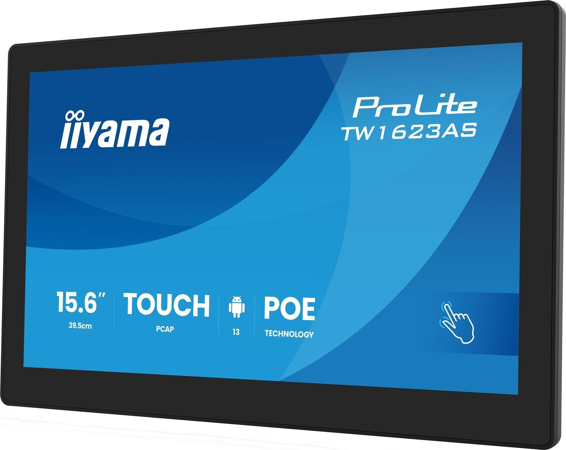 Iiyama ProLite TW1623AS-B3P LED-Monitor 39.5 cm (15.6") (TW1623AS-B3P)