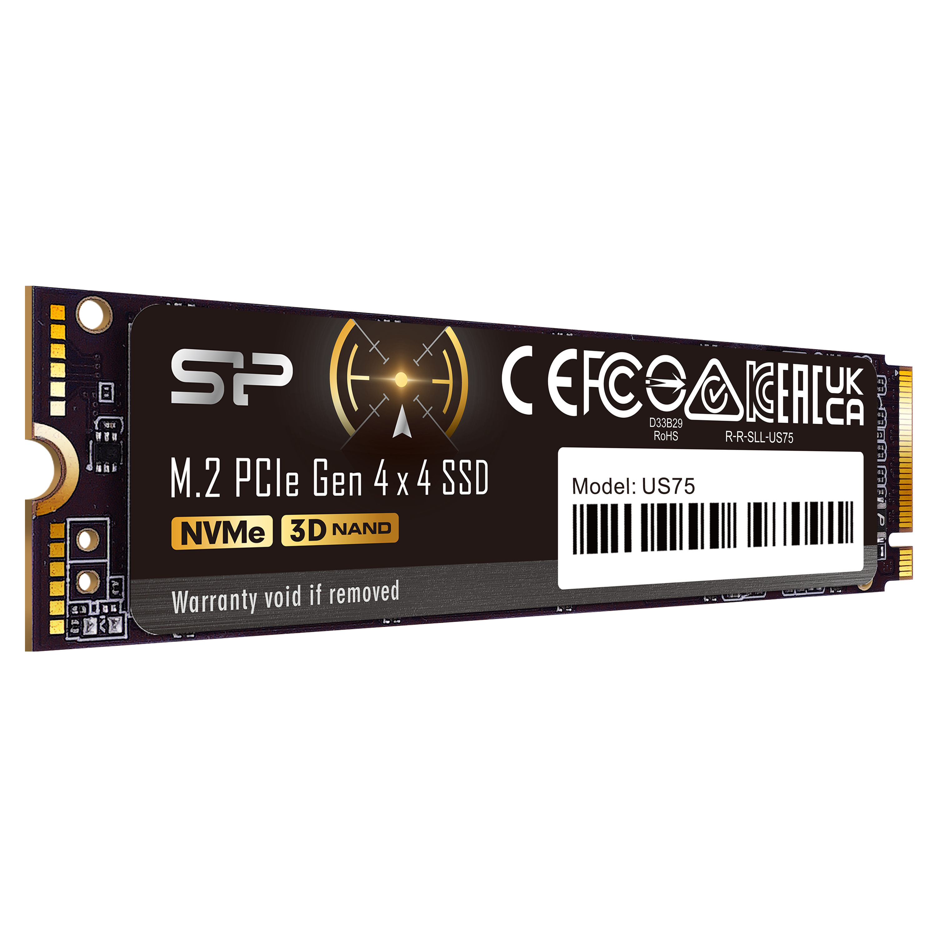 Silicon Power US75 2 TB M.2 PCIe 4.0 x4 NVMe SSD
