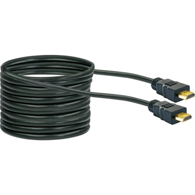Schwaiger HDM150 013 HDMI-Kabel 15 m HDMI Typ A (Standard) Schwarz - Gold (HDM150013)
