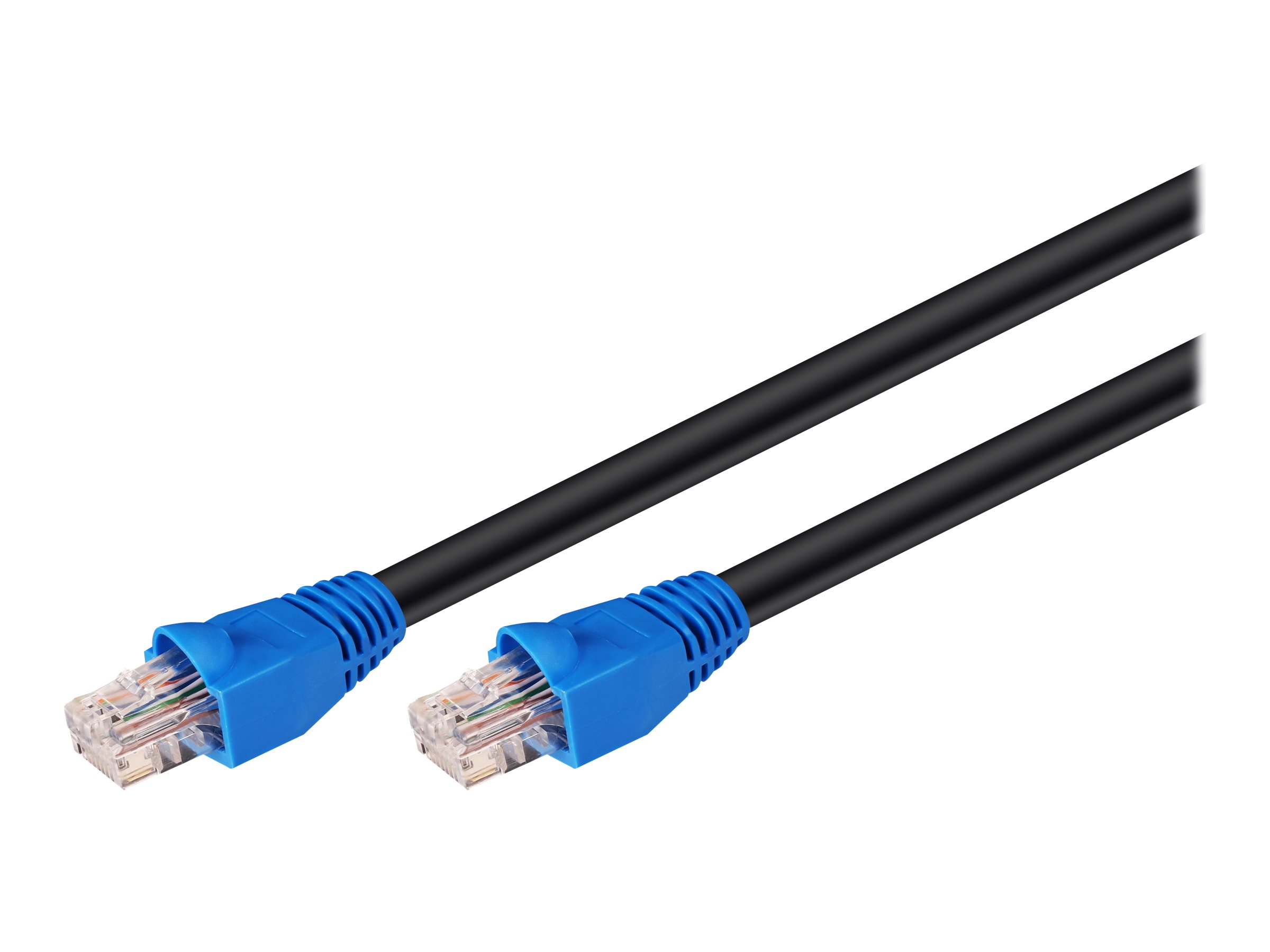 Goobay 94393 Cat6 Patchkabel 30 m Schwarz