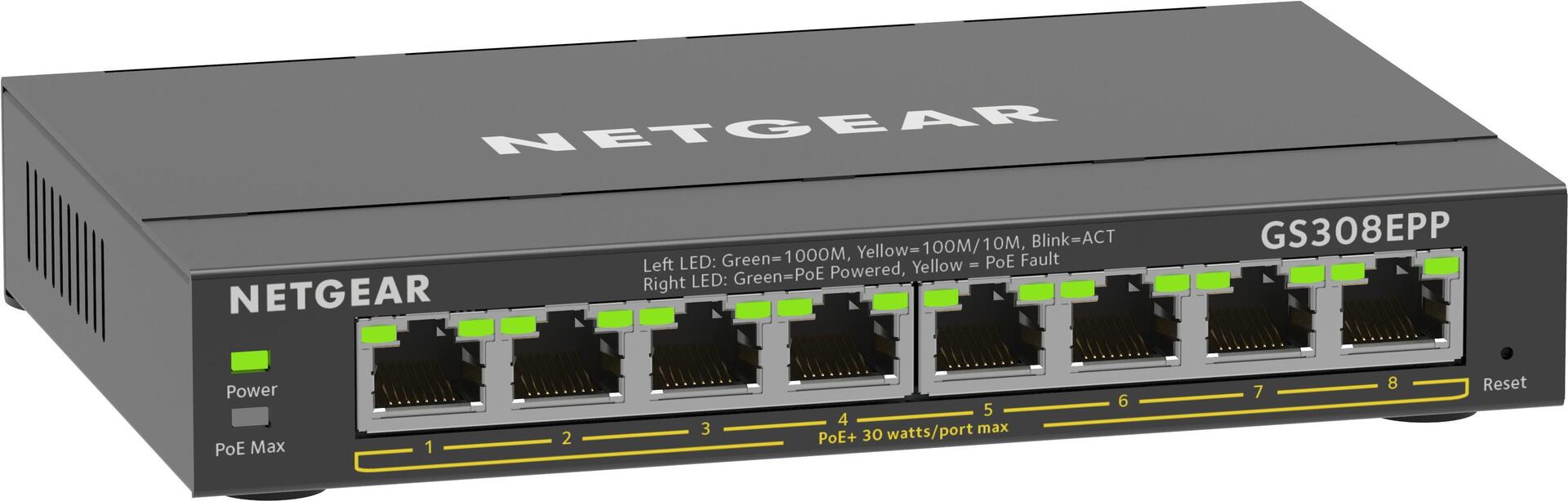NETGEAR GS308EPP Switch (GS308EPP-100PES)