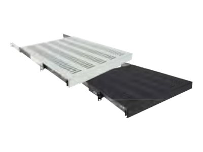 Wirewin SHELF PO 600 BL 1HE ausziehbarer Fachboden 48,3 cm (19") bis 35 kg Schwarz