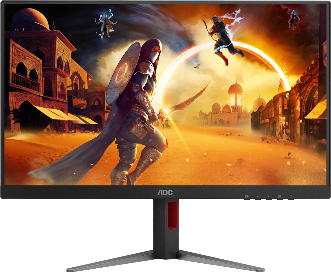 AOC 27G4HA, Gaming-Monitor - (68.6 cm (27 Zoll), schwarz (matt), FullHD, Fast-IPS, HDMI, DP, Lautsprecher, 200Hz Panel) [Energieklasse E] (27G4HA)