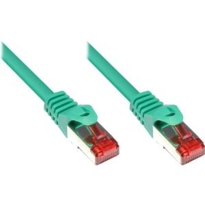 RNS® Patchkabel mit Rastnasenschutz, Cat. 6, S/FTP, PiMF, PVC, 250MHz, grün, 3m, Good Connections (8060-030G)