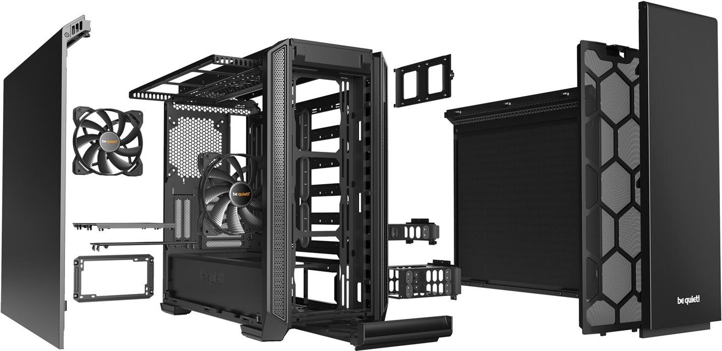 be quiet! Silent Base 601 Midi Tower PC-Gehäuse E-ATX Schwarz