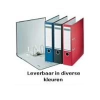 LEITZ Plastikordner, 180 Grad, DIN A4, 80 mm, orange farbiger Einband aus Pappe, mit PP-Folie kaschiert (1010-50-45)