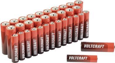 VOLTCRAFT Batterie-Set Mignon, Micro 34 St. inkl. Box (VC-12840985)