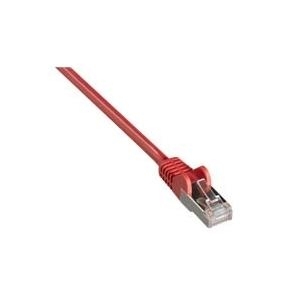 Wentronic Goobay CAT 5e Patchkabel, F/UTP, Rot, 1 m - CCA Kupfergemisch (50151)