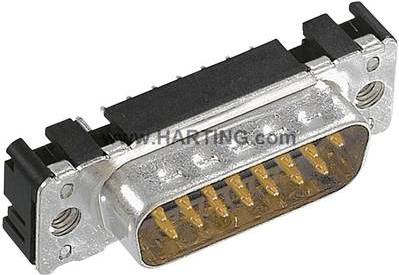 Harting 09 65 161 7712 D-SUB Stiftleiste 180 ° Polzahl: 9 Löten 1 St. (09 65 161 7712)