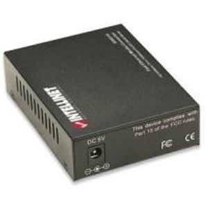 INTELLINET Fast Ethernet Medienkonverter 10-100Base-TX auf 100Base-FX (ST) Mu...