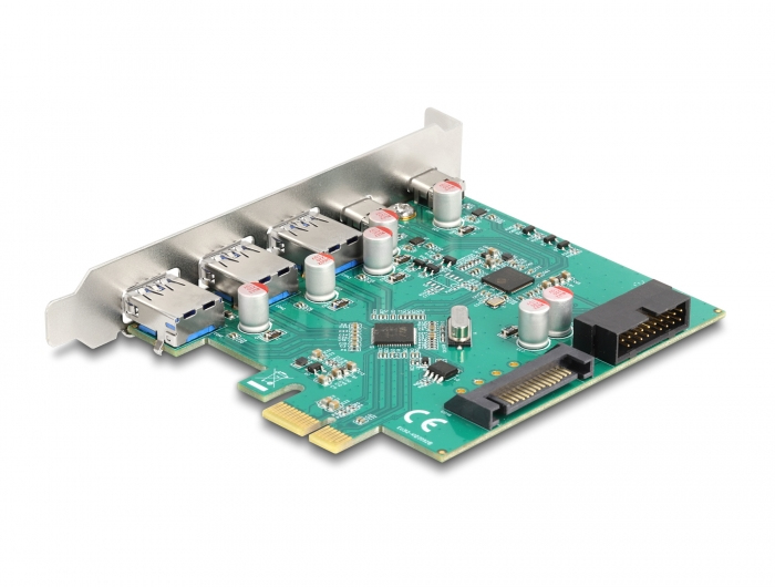 Delock 90109 Schnittstellenadapter PCIe 2.0 5 Gbps Mehrfarbig
