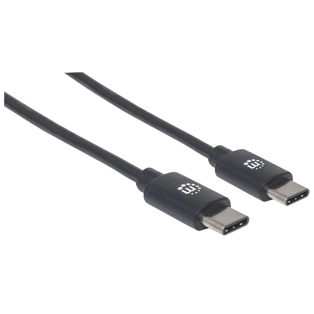 Manhattan USB-C Kabel USB-C auf USB-C 1 m USB 2.0 480 Mbit/s Schwarz
