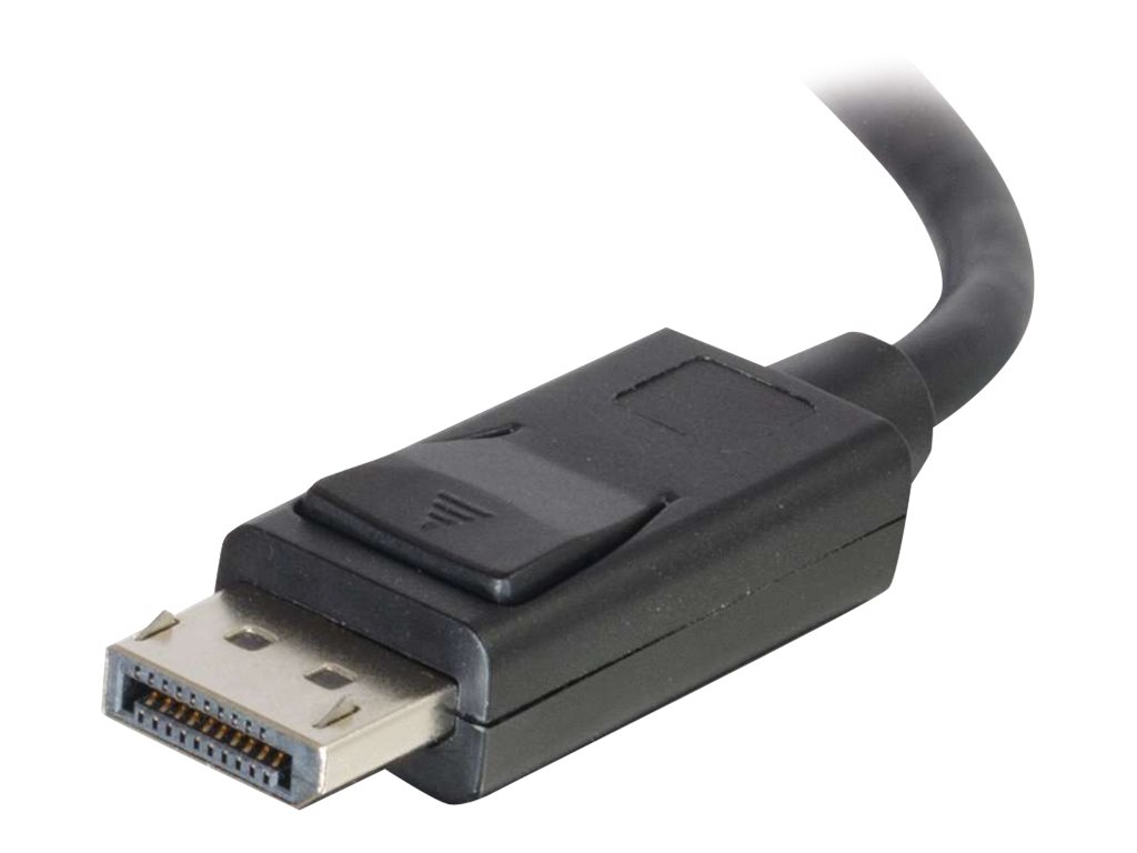 C2G DisplayPort-Kabel mit Rastnasen 8K UHD 2 m Schwarz