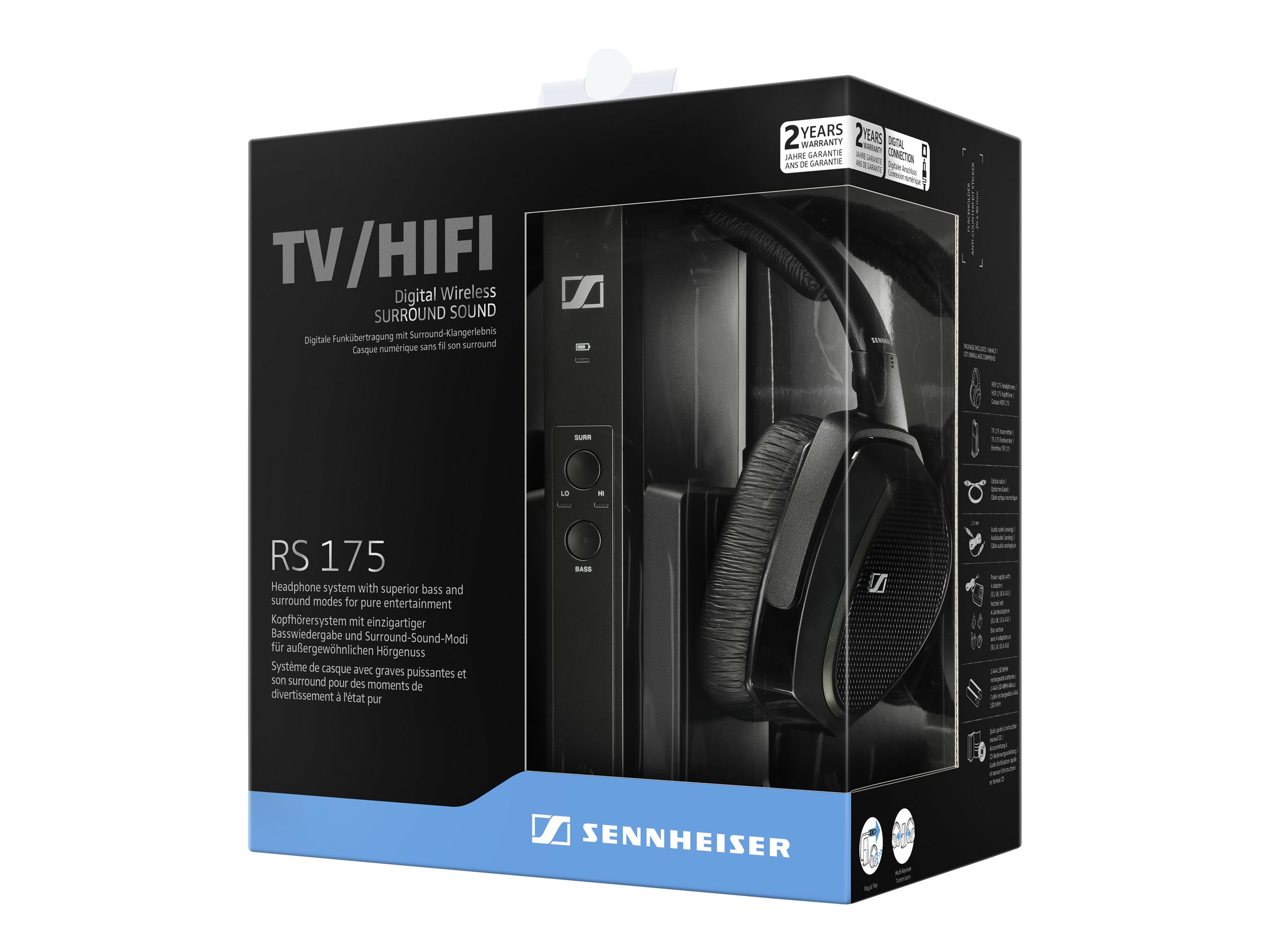 Sennheiser RS 175 Kopfhörersystem Schwarz