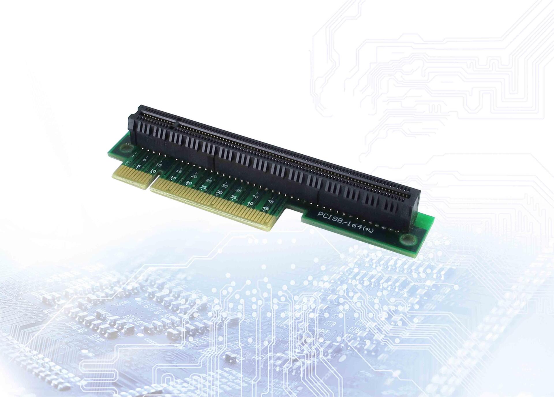 INTERTECH Riser Card Inter-Tech SLPS153 PCIe 8x -> x16 90ølinks
