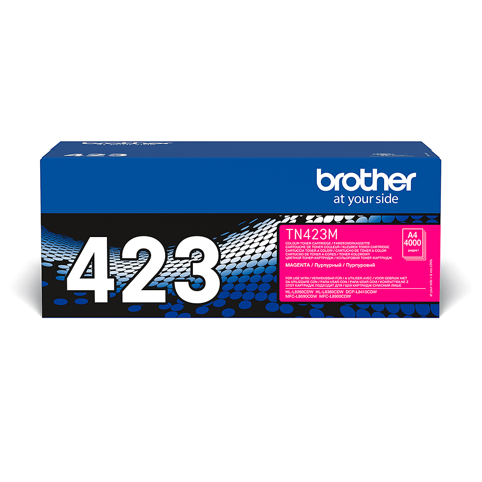 Brother TN-423M Original Tonerkassette Hohe Kapazität 4.000 Seiten Magenta